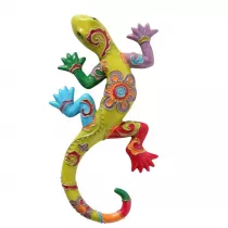 Boltze Dekoracyjna figurka Yellow Lizard