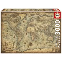 Puzzle 3000 Mapa �wiata Educa