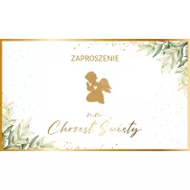 Armin Style Zaproszenie Chrzest 10 szt.