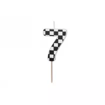 PartyDeco �wieczka urodzinowa 7 5.5cm