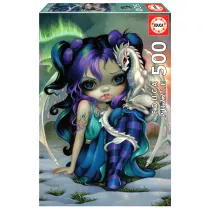 Puzzle 500 el. Wr�ka i smok Educa