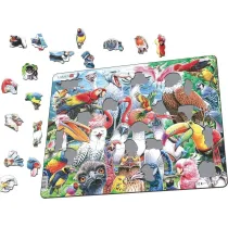 Puzzle Uk�adanka Weso�e ptaki �wiata Maxi Larsen