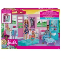 Barbie Przytulny domek z wyposaeniem p2 FXG54 MATTEL