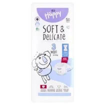 Bella Baby Happy Pieluszki jednorazowe 3 midi (5-9 kg) 50 szt.