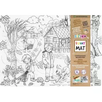 Strigo Funny Mat White recycled - Jesie� 48x33.5 cm