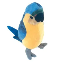Papuga niebiesko-��ta 17cm Beppe