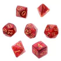 Komplet koci RPG. Czerwone. Gsty rdze Rebel