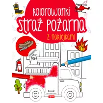 Stra poarna. Kolorowanka z naklejkami