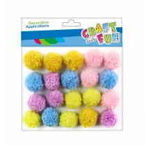 Craft with Fun Pompony kaszmir mix 20 szt.
