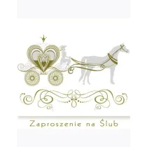 Zaproszenie kwadrat �lub