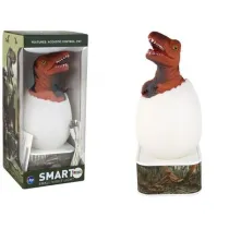 LeanToys Lampka jajko T-Rex led Micro USB czerwony