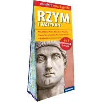 Rzym i Watykan laminowany przewodnik i mapa 2w1