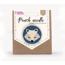 Zestaw Punch Needle Lisek D: 20 Cm Graine Creative