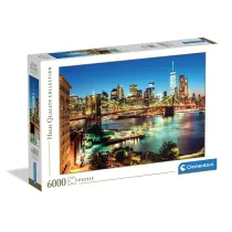 Puzzle 6000 HQ Brooklyn Bridge Lights Clementoni