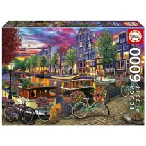 Puzzle 6000 el. Amsterdam / Niderlandy Educa