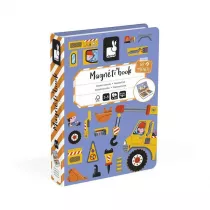 Puzzle Magnetyczna ukadanka Plac budowy Magnetibook 3-8 lat Janod