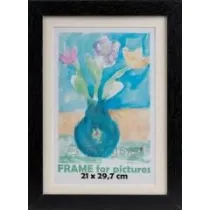 Ramka drewniana Paint czarna 25,5x34x5cm