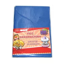 Polsirhurt Filc dekoracyjny niebieski 20x30 cm