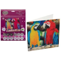 Diamentowa mozika Papugi 18x18cm Pro Kids