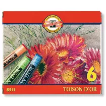 Koh-I-Noor Pastele Toison D'or 8511 6 kolorw