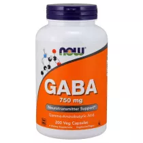 Now Foods GABA 750 mg Suplement diety 200 kaps.