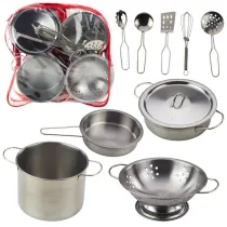 Zestaw kuchenny metalowy 12el LeanToys