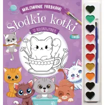 Malowanie farbkami. S�odkie kotki