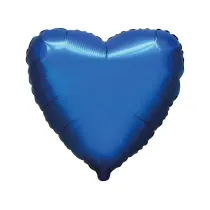 Godan Balon foliowy Serce satynowy czarny 46cm