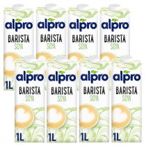 Alpro Barista do kawy - Nap�j Sojowy z wapniem i witaminami zestaw 8 x 1000 ml