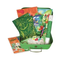 Zestaw kreatywny XL Walizka dinozaury Box Candiy
