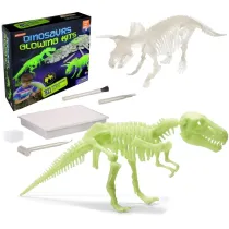 Wykopaliska paleontolog dinozaur fosforyzuj�cy Trifox