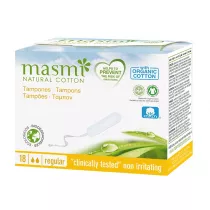 Masmi Tampony z baweny organicznej Regular 18 szt.