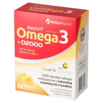 Xenico Pharma Omega 3 D3 2000 - suplement diety 60 kaps.