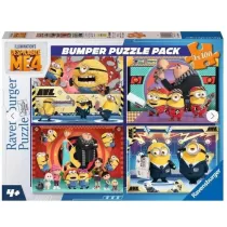 Puzzle 2D 4x100el Minionki Ravensburger