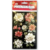 Naklejki foliowe Metalic Double Flowers PENMATE