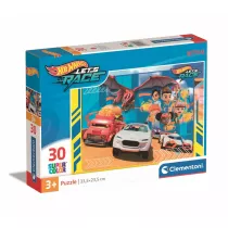 Puzzle 30 Super Kolor Hot Wheels Clementoni