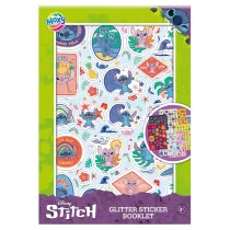 Ksieczka z brokatowymi naklejkami Disney Stitch Grafix