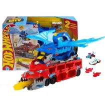 Hot Wheels. City - transporter podwjny smok 2w1 Mattel