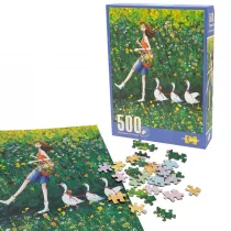 Puzzle dziewczyna z gskami 500 elementw Askato