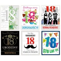 Merigraf Karnet 18 Urodziny A5 mix