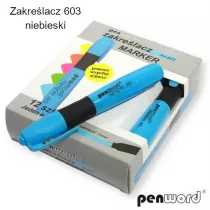 Penword Zakre�lacz niebieski 12 szt.
