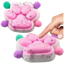 Gniotek kocia apka antystresowa rowa Leantoys