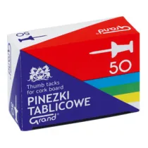 Kw Trade Pinezki tablicowe kolorowe 50 szt.
