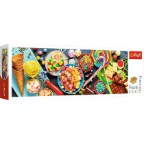 Puzzle panoramiczne 1000 el. Sodkie przysmaki Trefl