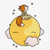 Ideyka Malowanie po numerach - Gwiezdne niebo Kids 25x25cm