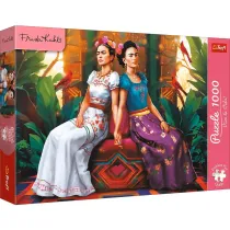 Puzzle 1000 el. Frida Kahlo: Dwa oblicza Trefl