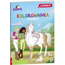 Horse Club. Kolorowanka z brokatem