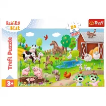 Puzzle 24 maxi Bobaski i zwierzta TREFL