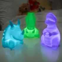 One for Fun Lampki dinozaury zmieniaj�ce kolor