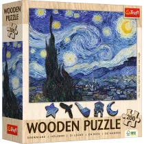 Puzzle drewniane 200 el. Gwiadzista Noc Trefl